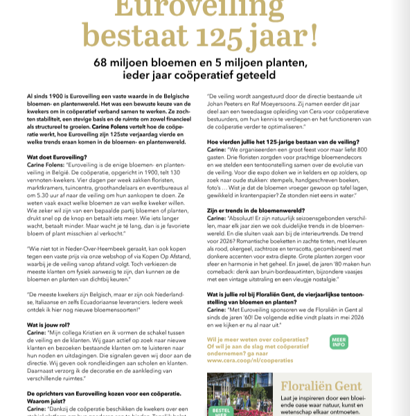 Euroveiling in CeraScoop - Afbeelding